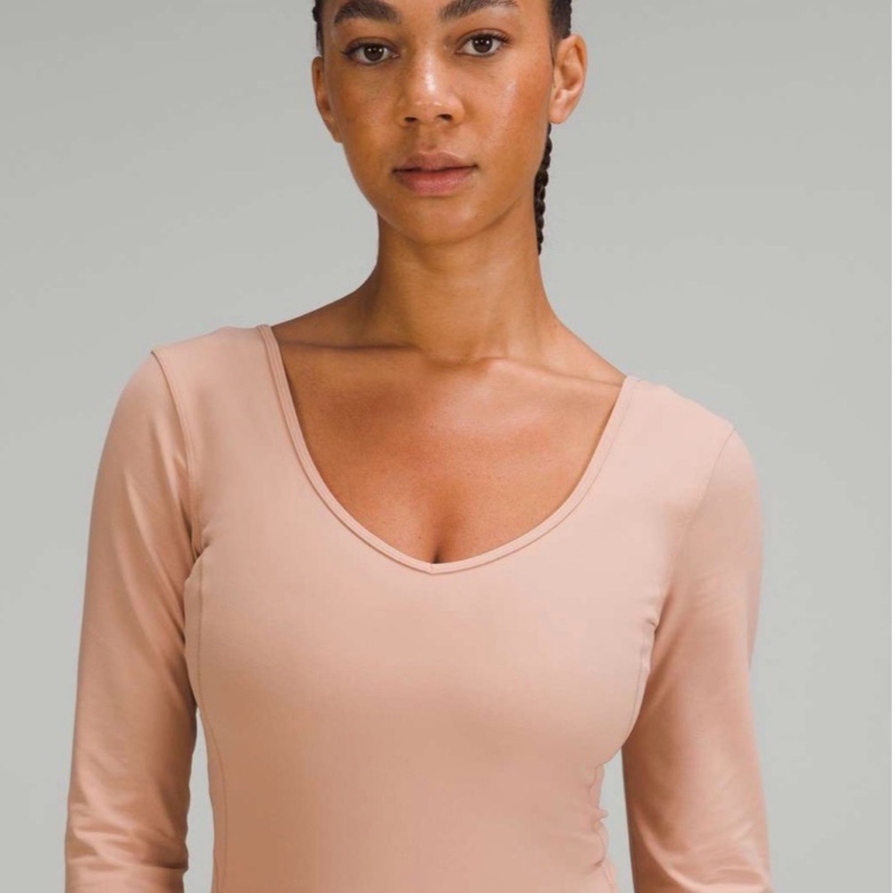 Lululemon Align Long Sleeve Shirt Pink Clay